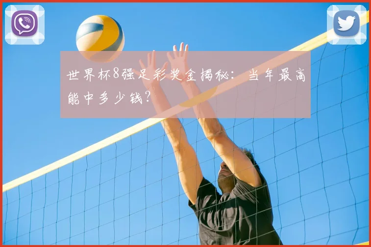 世界杯8强足彩奖金揭秘:当年最高能中多少钱?